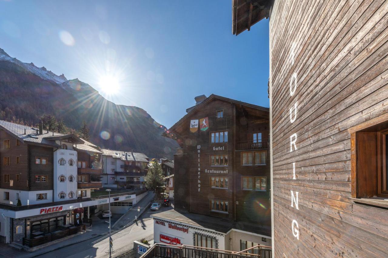 Ferienwohnung Touring Chez Georges Grächen Exterior foto